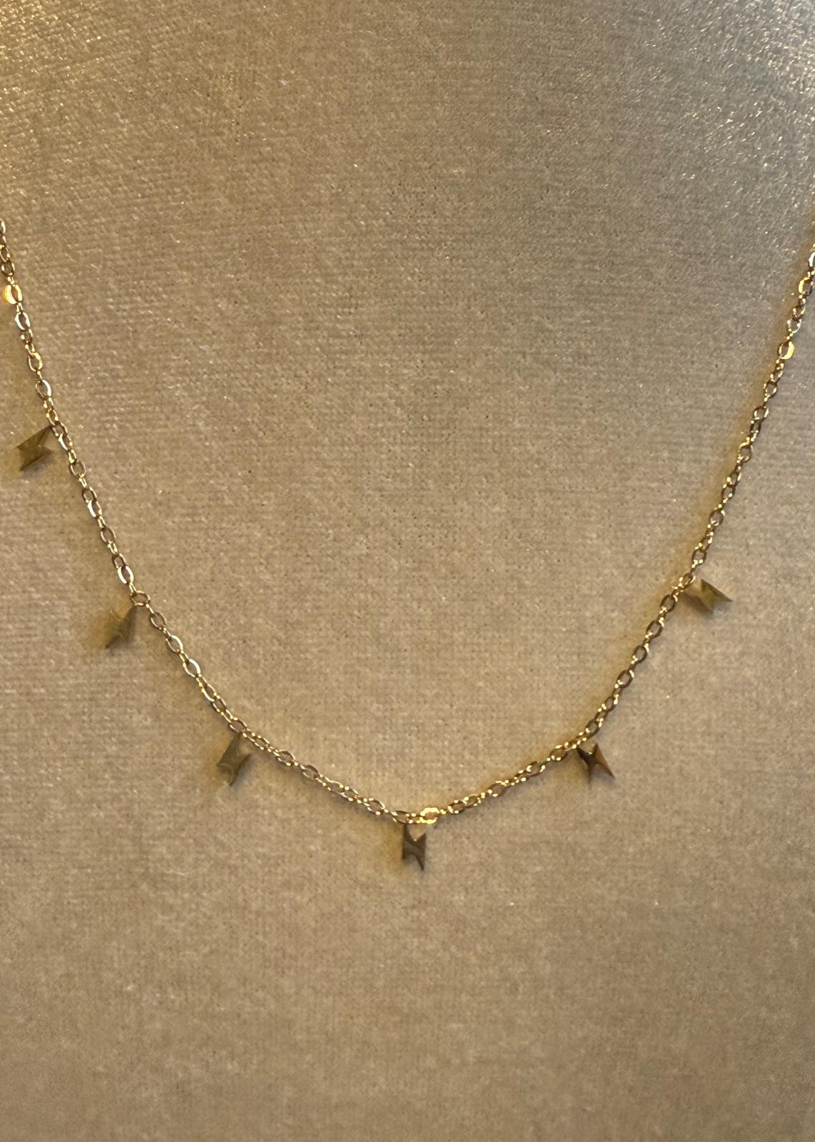 Collar Rayos Dorados