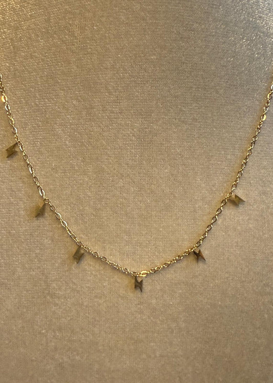 Collar Rayos Dorados