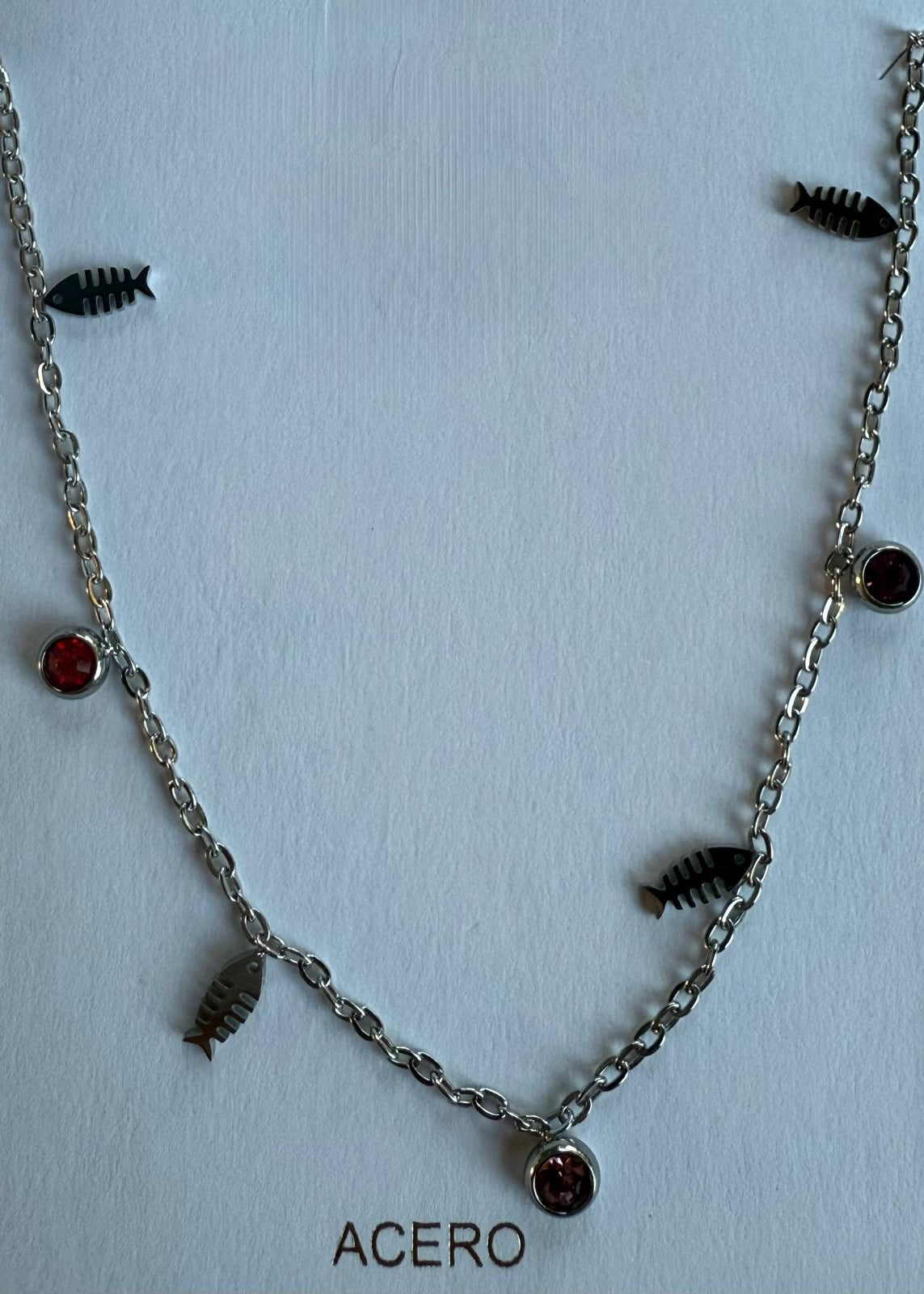 Collar Raspa Carmesí