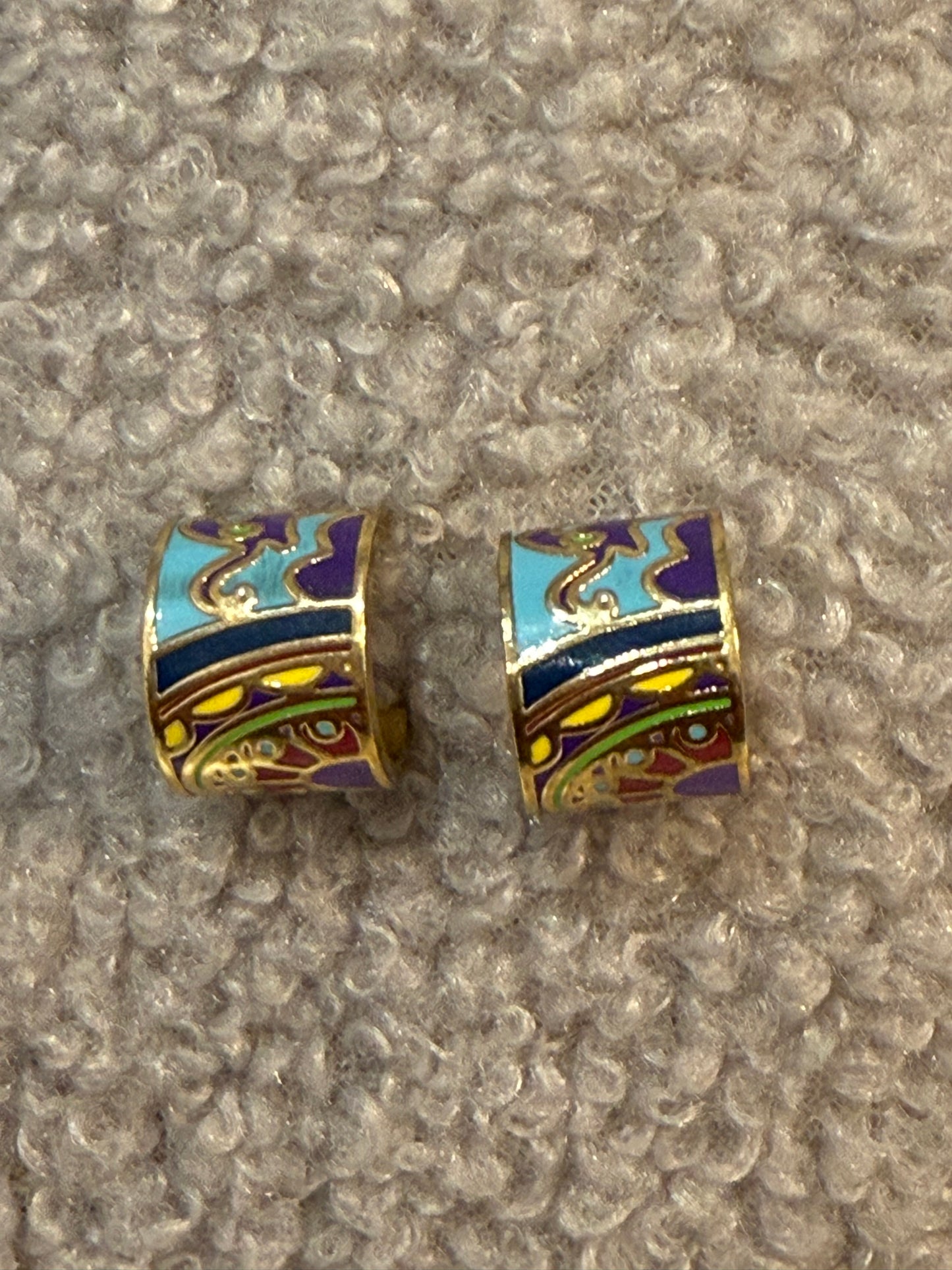 Pendientes Color Flow Azules