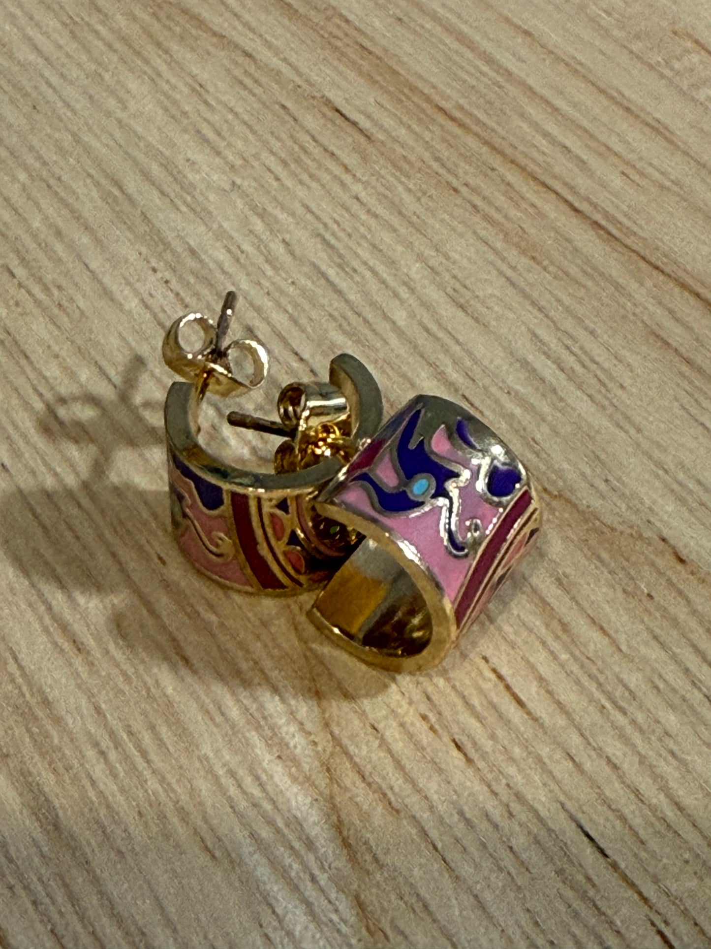 Pendientes Color Flow Rosas