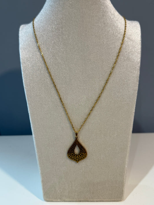 Collar Lágrima Dorada