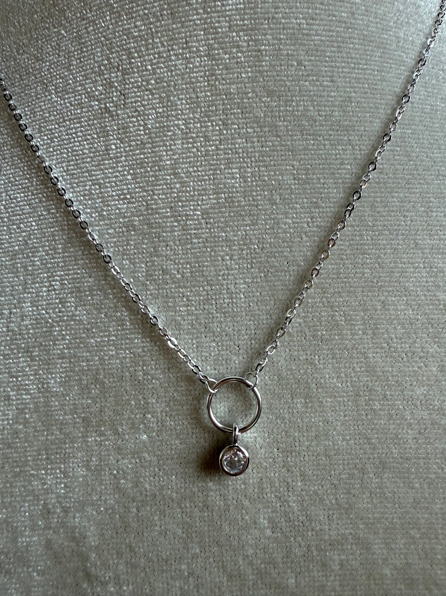 Collar Eternity Plata de Ley