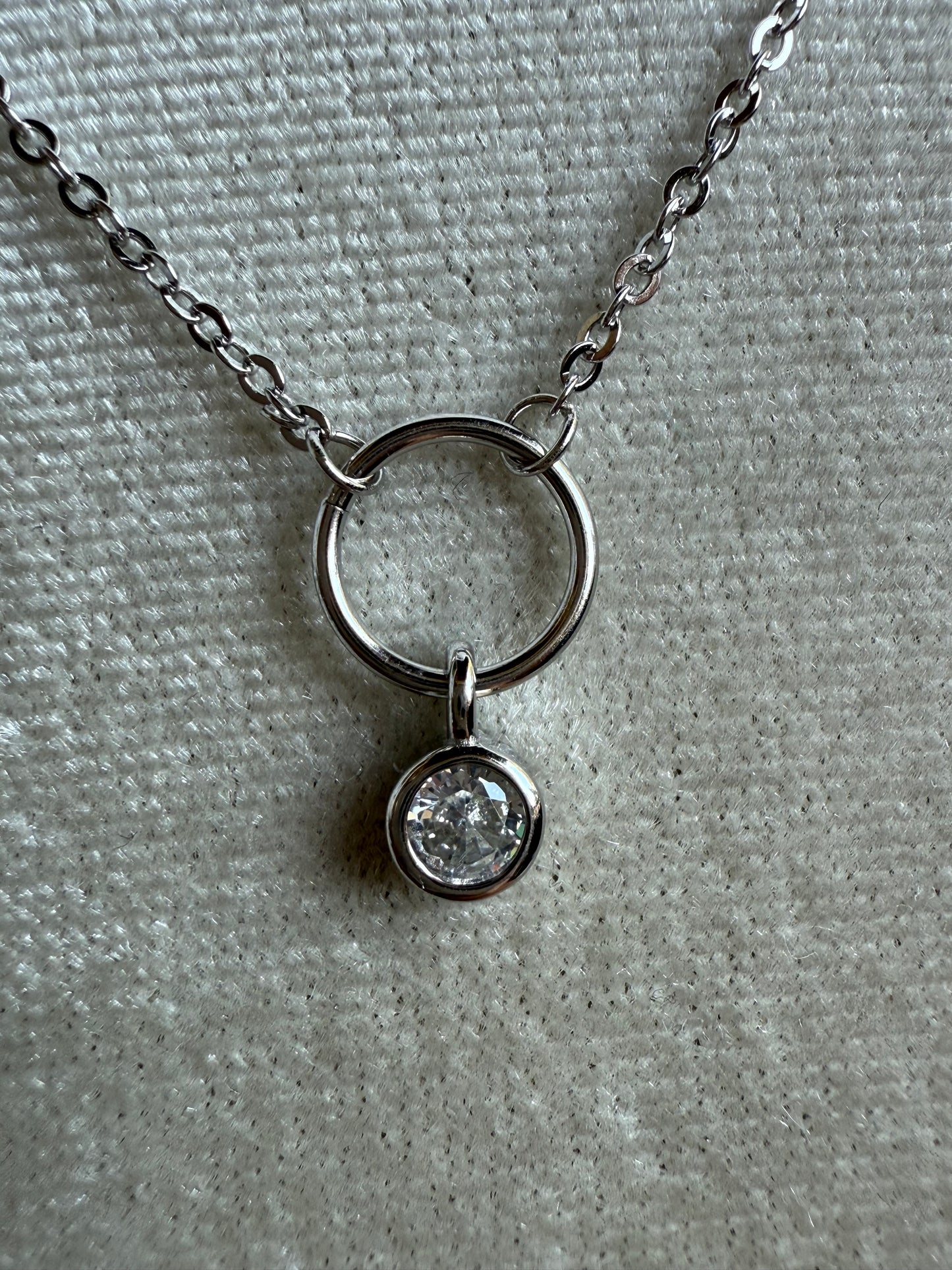 Collar Eternity Plata de Ley