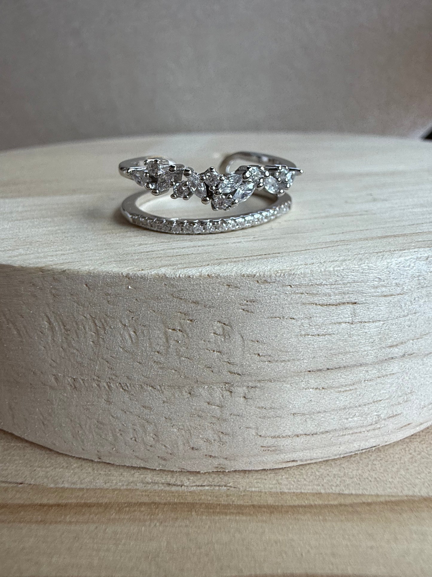 Anillo Gardenia Silver