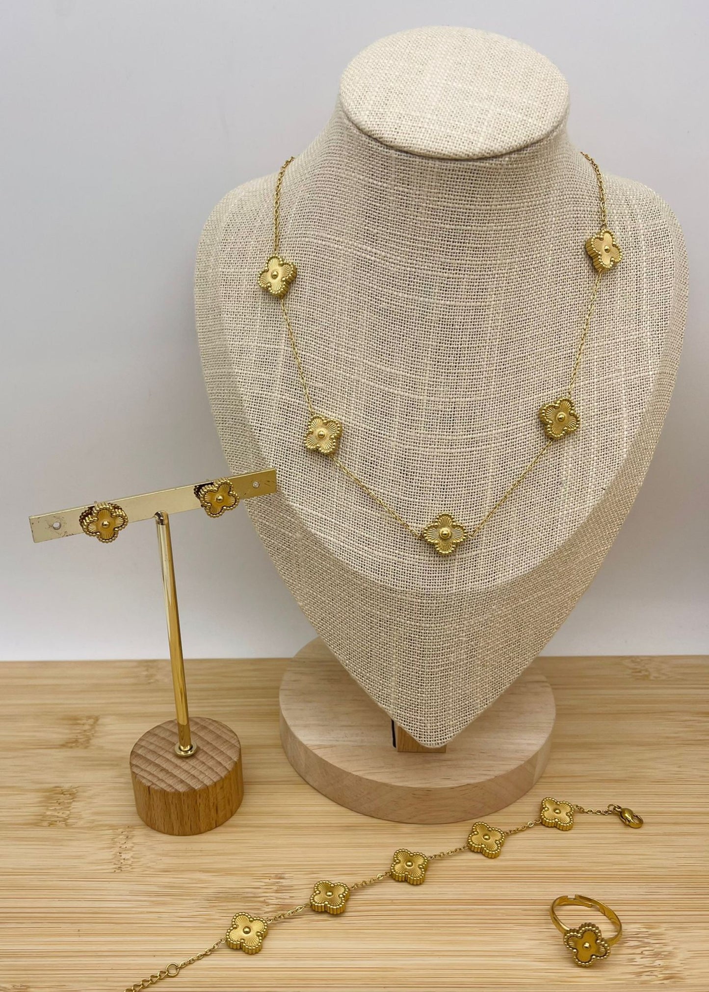 Pendientes Flor d’Argent Oro