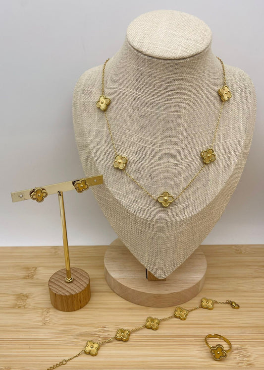 Conjunto Flor d’Argent Oro