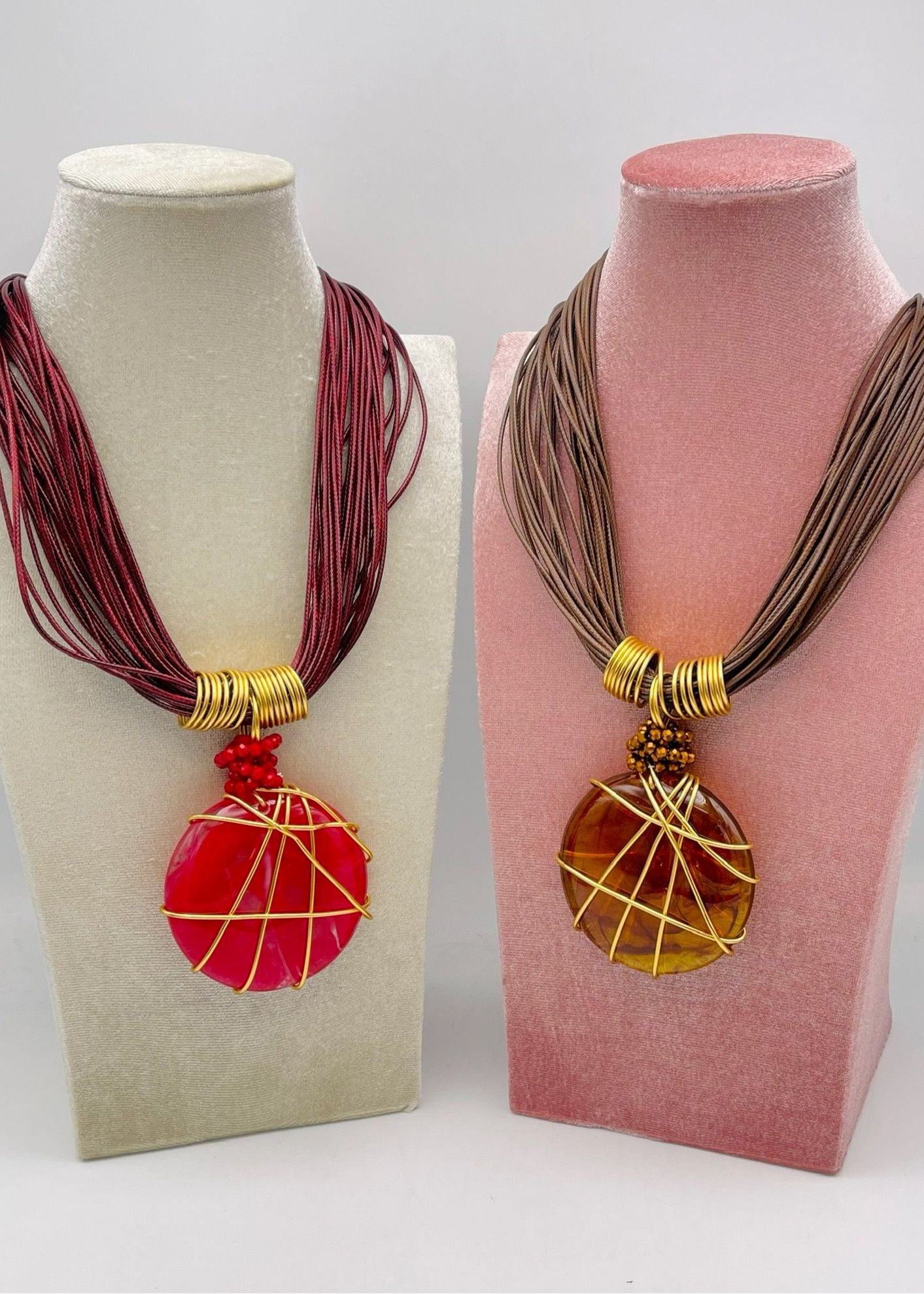 Collar  Nudo Solar - Marrón