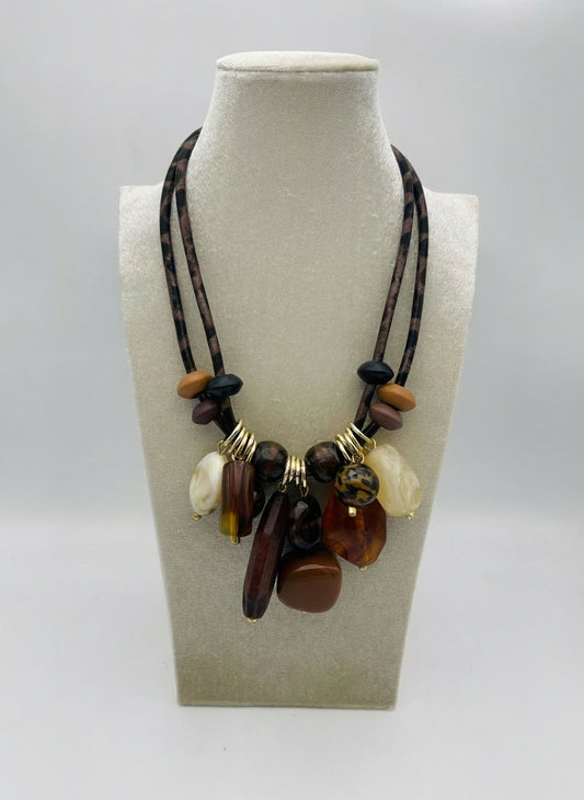 Collar Tierra Viva -  Marrón