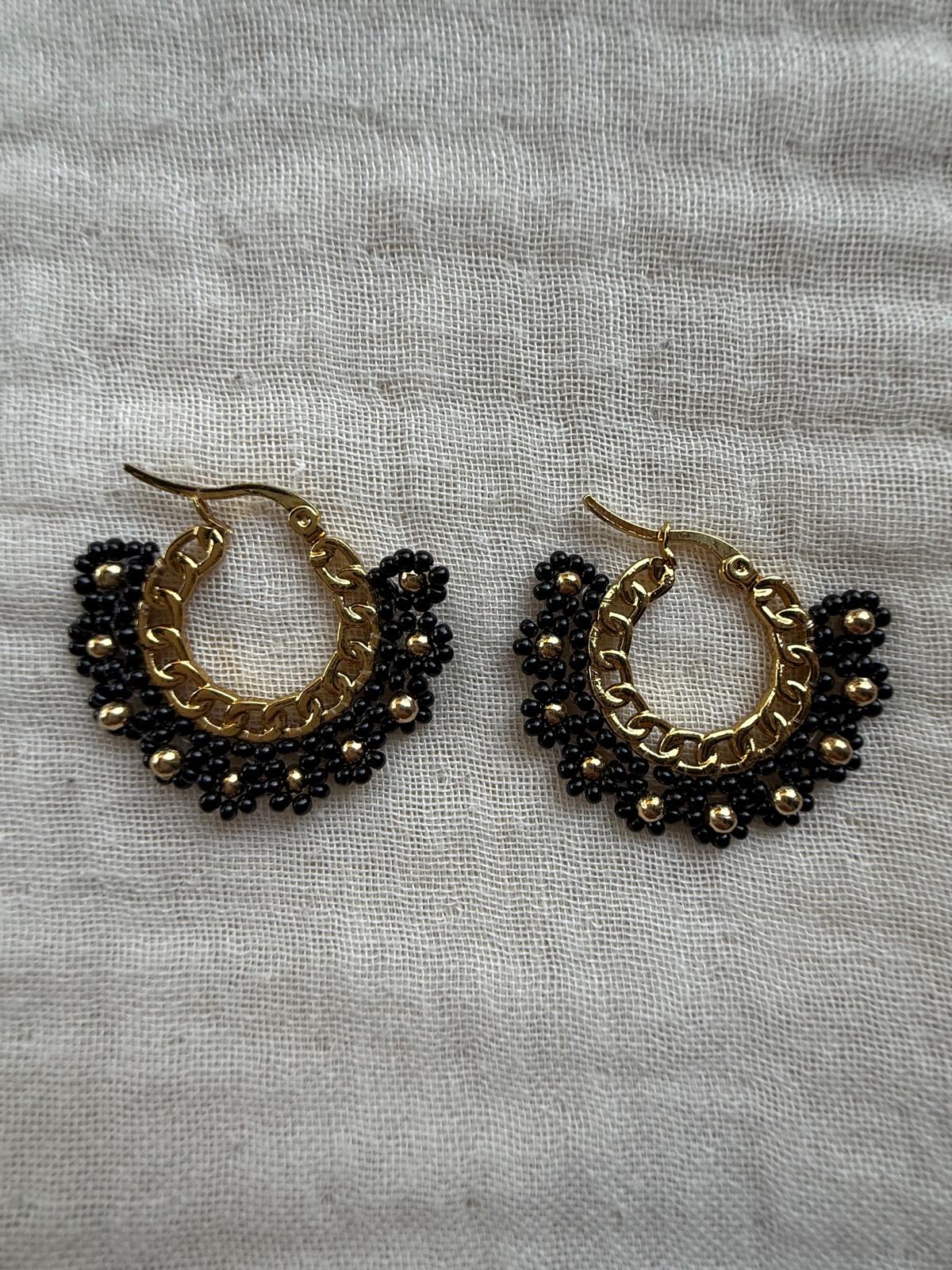 Pendientes Aro Ébano