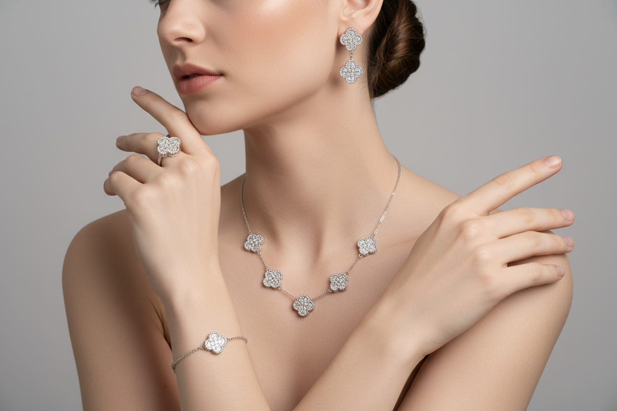 Joyas en modelo profesional