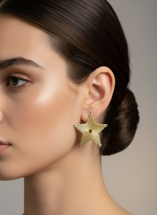 Pendiente estrella en modelo