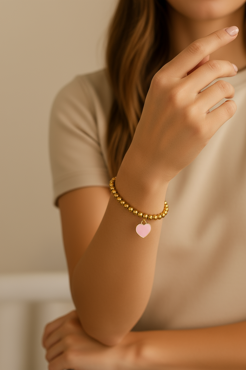 Pulsera Sweet Heart en modelo